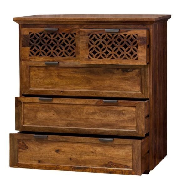 Hazeline 3-Drawer Solid Wooden Chest Of Drawers