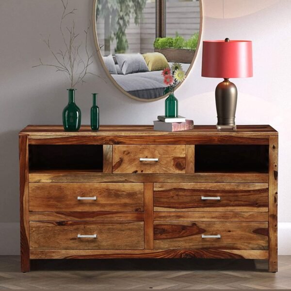 Cambrey 5-Drawer Solid Wooden Chest Of Drawers