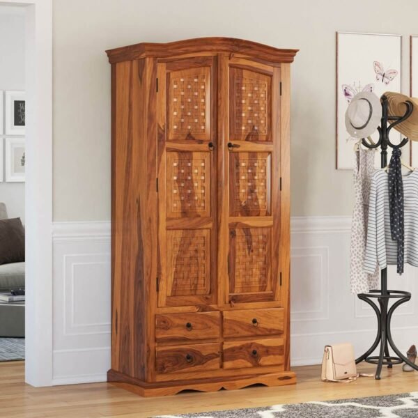 Cambrey Solid wood 2 Door Wardrobe