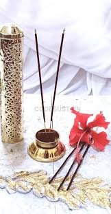 Gold Brass Incense holder