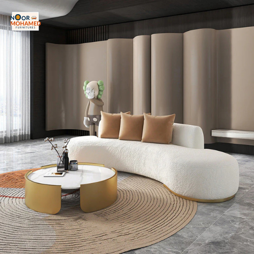 Osbert 3 Seater Curved Sofa