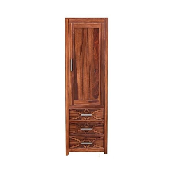 Cambrey 1 Door With 3 Drawers Wardrobe