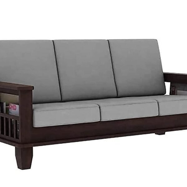 Quartz 3 Seater Wooden Sofa