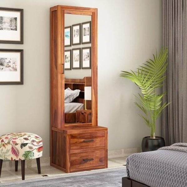 Adolph Dressing Table With Storage Stool