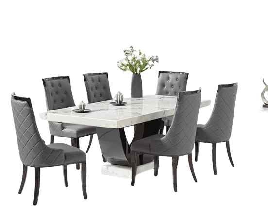 Marble 6 Seater Dining Table Sets