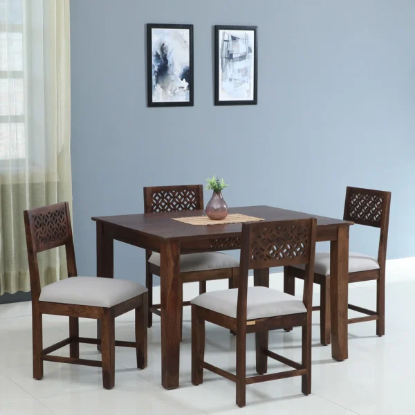 Adolph 4 Seater Dining Table Set
