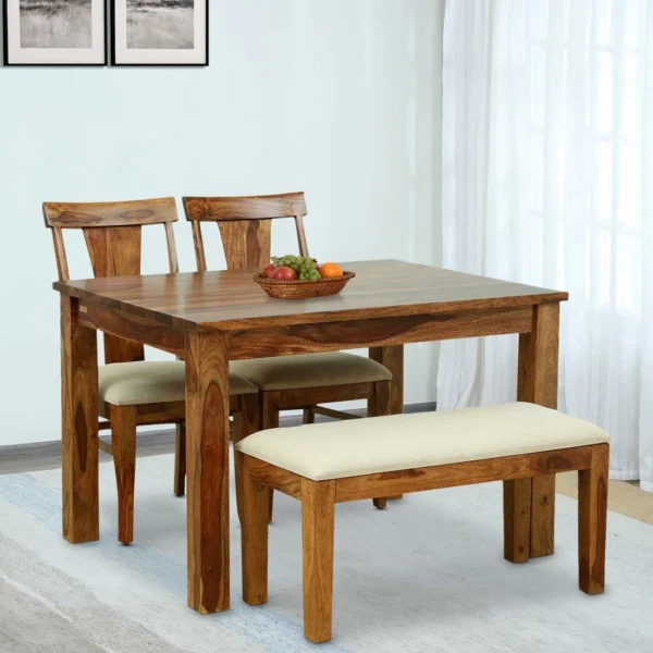 Cambrey Compact 4 Seater Dining Set with Bench