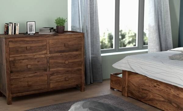Zoe Engineered Wood Chest of Drawer