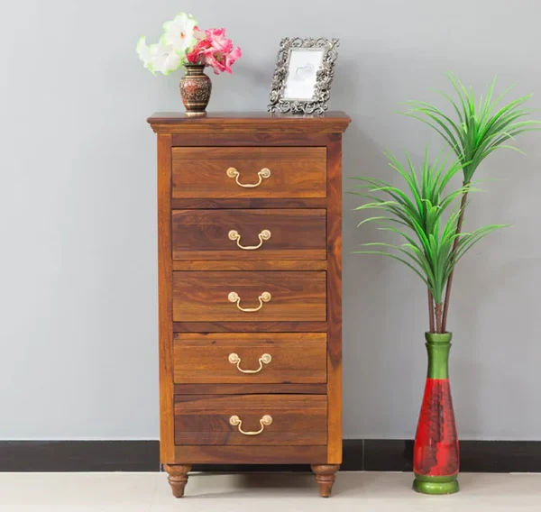 Cambrey 5-Drawer Wooden Chest Of Drawers