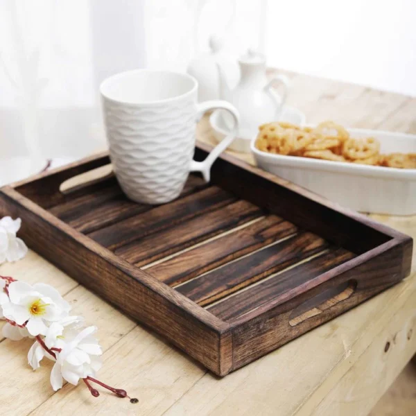 Laurel Rectangle Small Serving Tray
