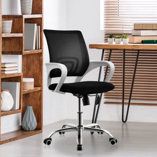 Mesh Revolving Chair in Black colour