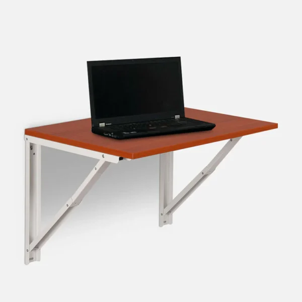 Picardo Foldaway Wall Mounted Table in Brown Finish