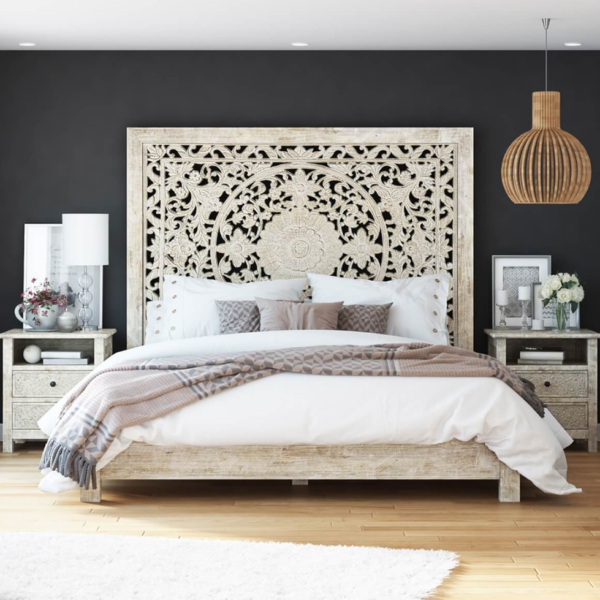 Harmonia Mango Wood Poster Bed Without Storage