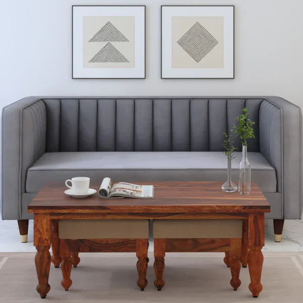 Alaric Nested Engineered Wood Coffee Table