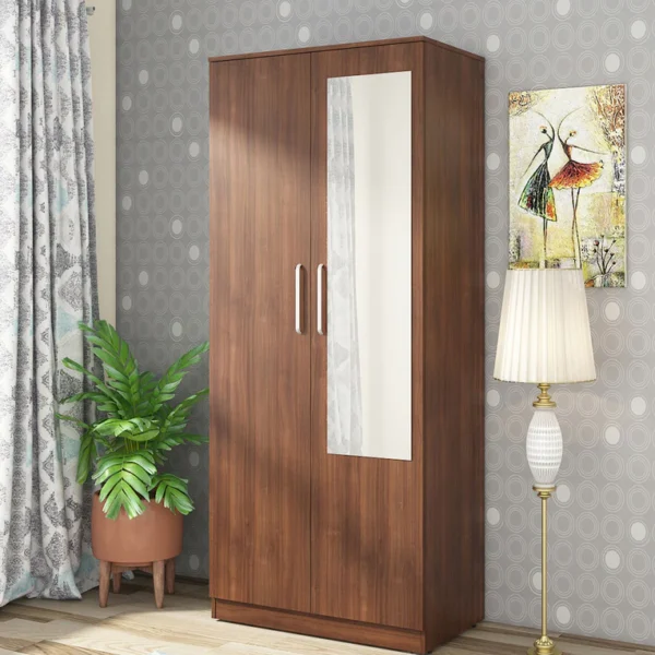 Emboss 2 Door Multi Utility Wardrobe