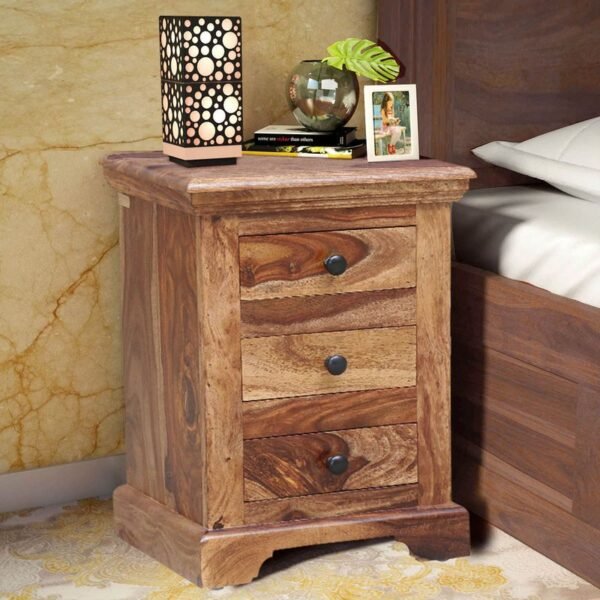 Morse Solid Wood Bedside Table