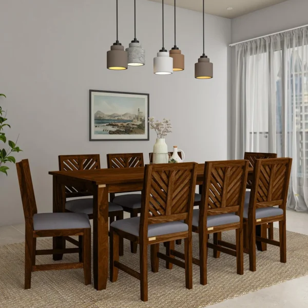 Mcbeth 8 Seater Dining Set with Storage
