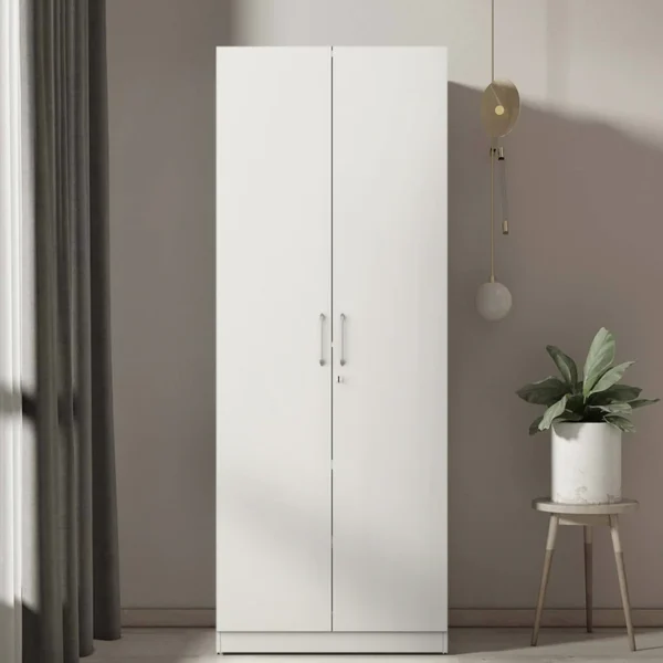 Mishka 2 Door Wardrobe with Shelves